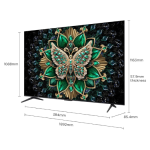 TCL 85C6K 85-Inch QD-MiniLED 4K Google TV – 144Hz VRR, AiPQ Pro Processor, Dolby Vision IQ, Dolby Atmos, ONKYO 2.1 Hi-Fi Audio, HDMI 2.1