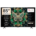 TCL 85C6K 85-Inch QD-MiniLED 4K Google TV – 144Hz VRR, AiPQ Pro Processor, Dolby Vision IQ, Dolby Atmos, ONKYO 2.1 Hi-Fi Audio, HDMI 2.1