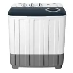 TCL  F207TT 8KG Twin Tub Semi-Automatic Washing Machine – Rust-Proof Body, Powerful Motor, High-Speed Spin Dryer, Shower Rinse, Lint Filter
