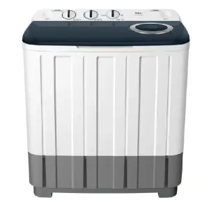 TCL F210TT 11KG Twin Tub Semi-Automatic Washing Machine – Rust-Proof Body, Powerful Motor, High-Speed Spin Dryer, Shower Rinse, Lint Filter