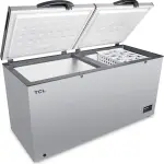 TCL F675CF 675L Chest Freezer – Adjustable Thermostat, Fast Freezing, Lockable Lid, Storage Baskets, Low Noise Operation, Energy-Efficient Design