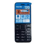 Tecno T313 Dual SIM 1.77" Display – 4MB RAM, 4MB ROM, 0.08MP Camera, 1150mAh Battery, Bluetooth, FM Radio, LED Flash